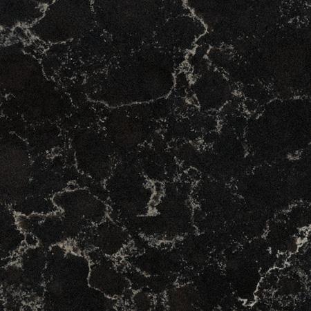 Vanilla Noir Black Quartz Countertops