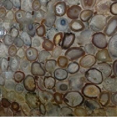 Brazil Agate Grey Semiprecious Stone Slab