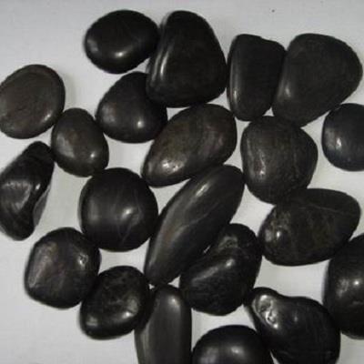 Black Polished Pebble Stone