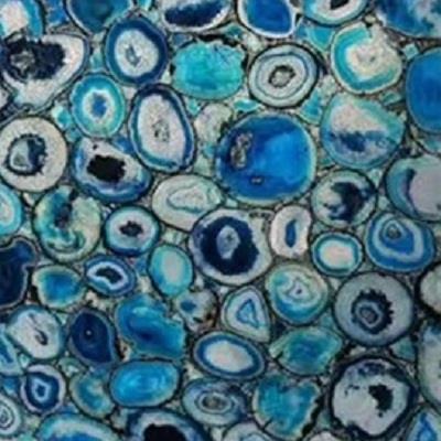 Blue Onyx Agate Tile,Natural Gemstone Slab