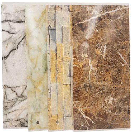 Faux Marble PVC Stone Wall Panel For Bathroom