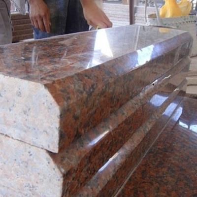 G562 Granite Maple Red DARK Kerb Stone