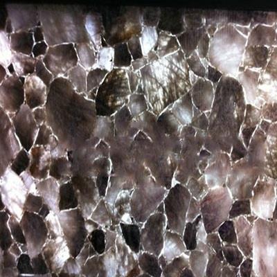 Grey Quartz Tiles Semiprecious Stones