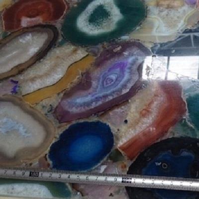 Multicolor Agate Slabs Semiprecious Stones