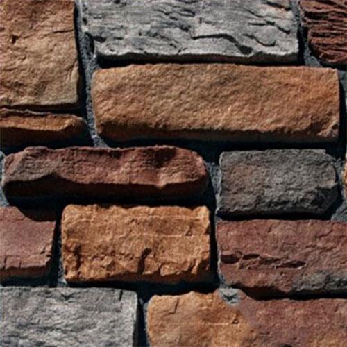 Multicolor Faux Brick Veneer Wall Cladding