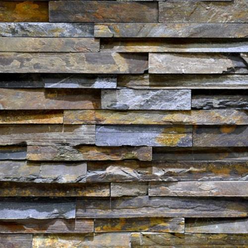 Multicolor Natural Stone Exterior Wall Cladding