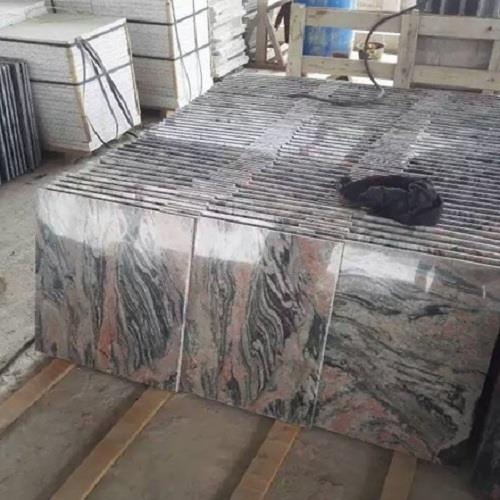 Multicolor Red & Black Granite Tiles