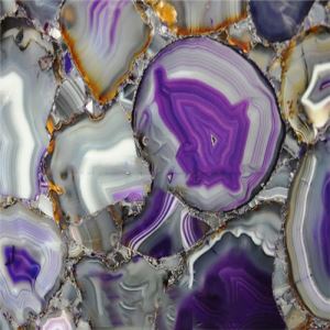 Purple Agate Semipercious Stone & Slabs