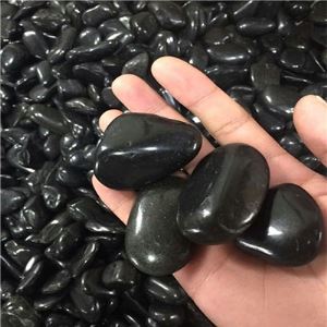 Black Basalt Pebble Stone