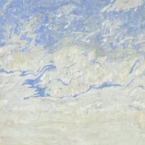 Blue Sky Clouds Marble Slab