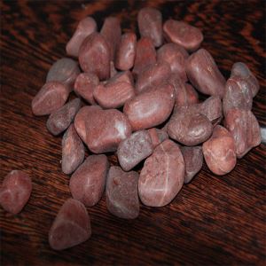 Chicken Blood Red Pebble Stone