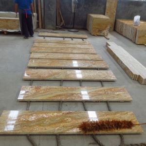 Imperial Gold Granite Stair Steps