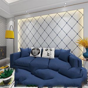 Morden Embossed Home Decoration 3D Foaming Wall Paper