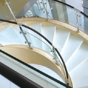 Nanoglass Super White Marble Stair Step