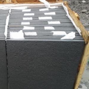 Wellest Sy162 Black Sandstone Flooring Tile